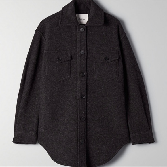 Aritzia Jackets & Blazers - Wilfred Free Ganna - Dark Charcoal